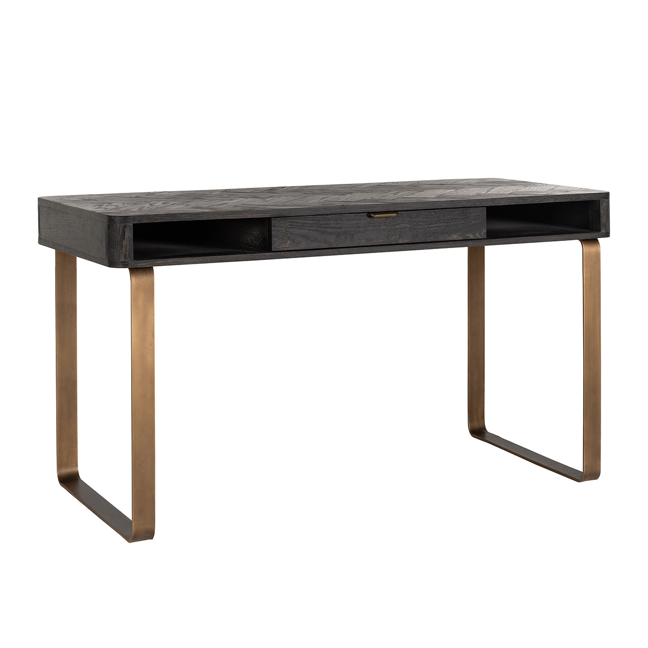 Bureau Blackbone brass 1-lade (Black rustic)