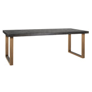 Eettafel Blackbone brass 220 (Black rustic)