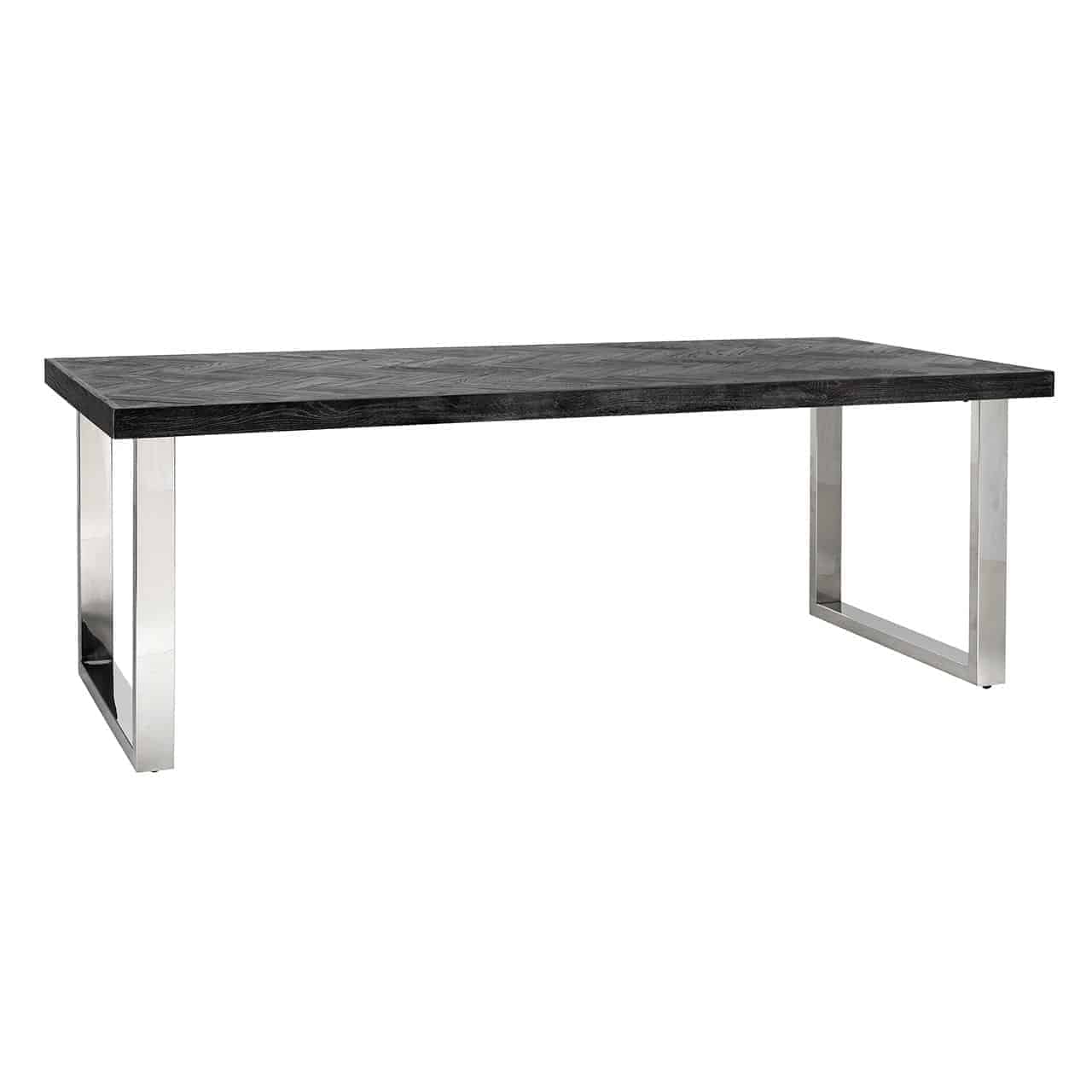 Eettafel Blackbone silver 220 (Black rustic)