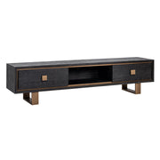 TV-dressoir Hunter 2-laden (Black rustic)