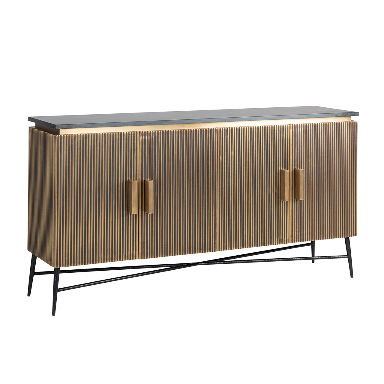 Dressoir Ironville 4-deuren (Gold)