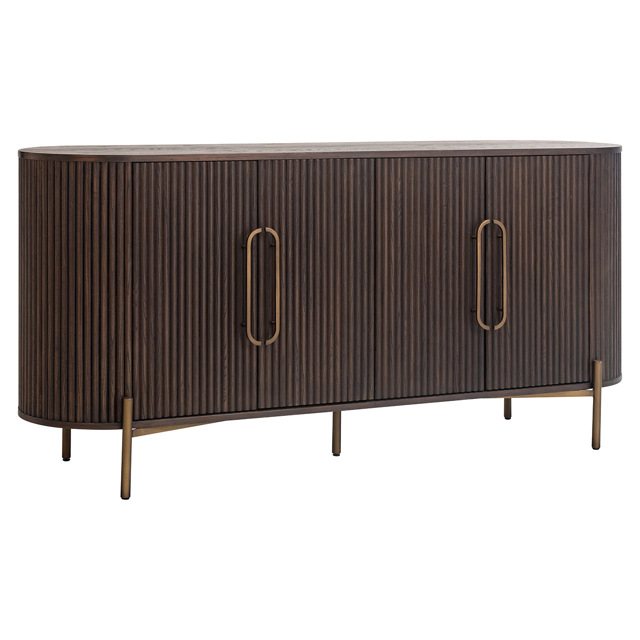 Dressoir luxor 4-deurs (Brown)