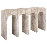 Wandtafel La Rague natural grey travertine (Grijs)