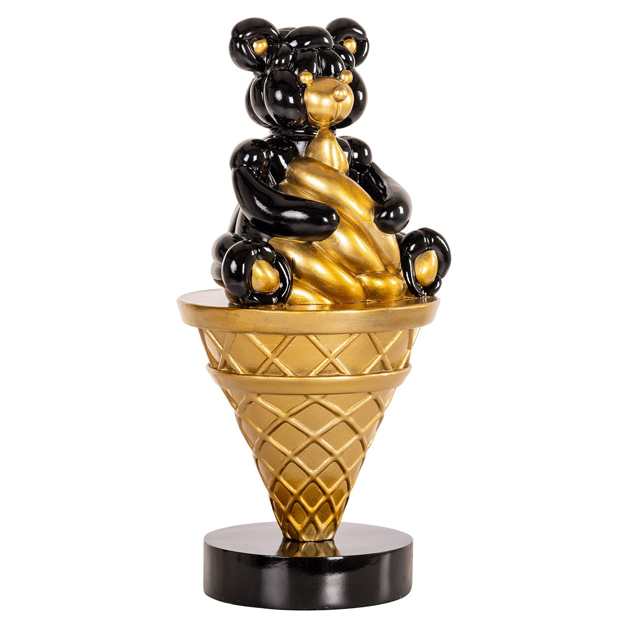 Deco object Harly (Black/gold)