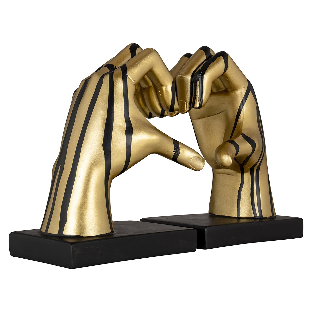 Boekenstandaard Love (Black/gold)