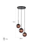 Hanglamp Kyana klein (Black)