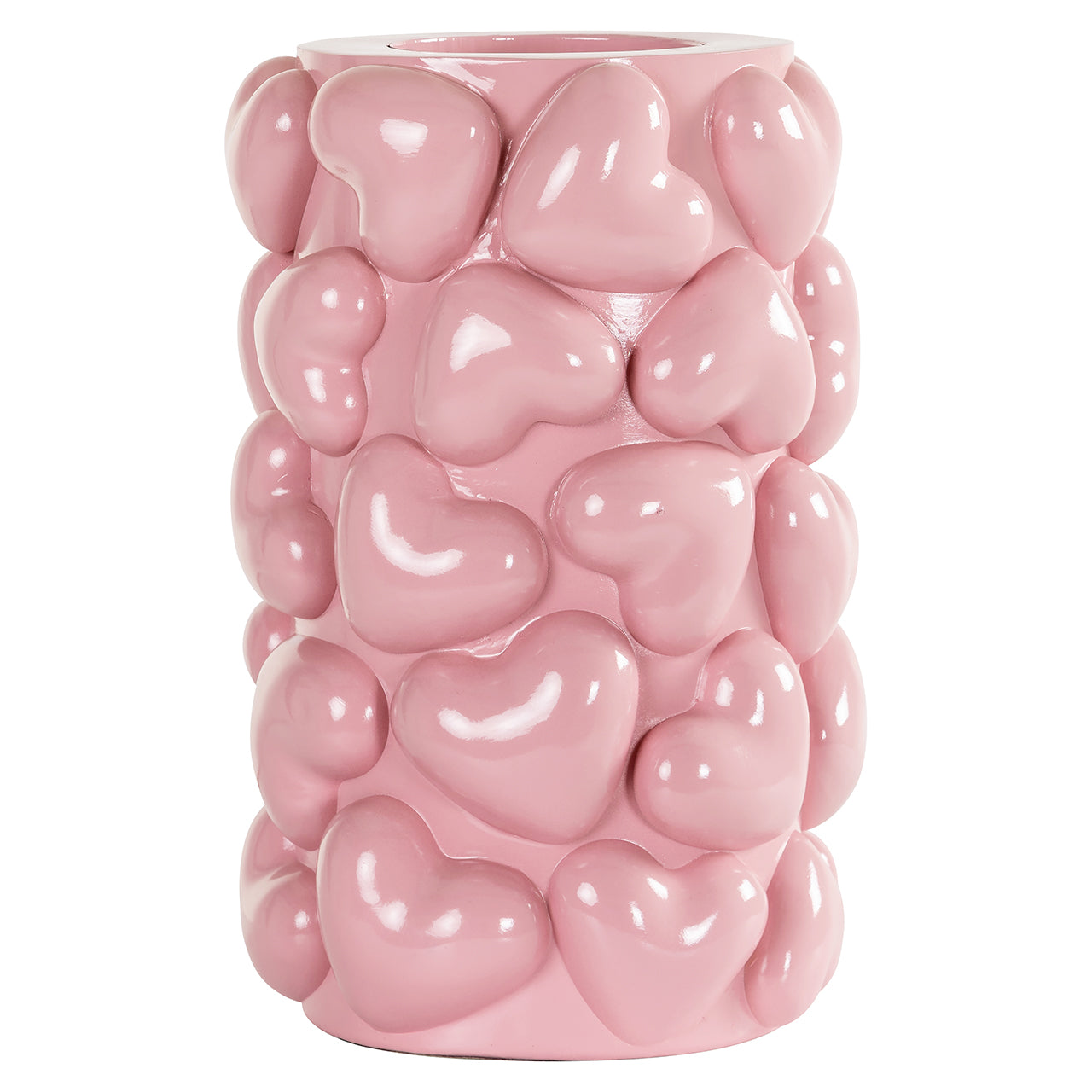 Kandelaar Emel hearts groot (Pink)