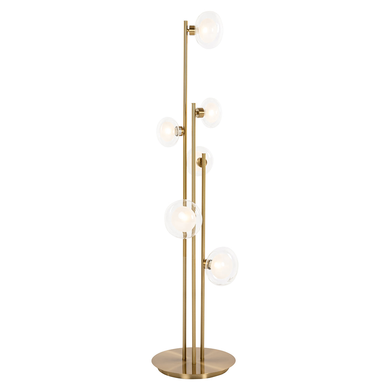 Vloerlamp Luva brass (Brushed Gold)