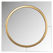 Spiegel Briana rond goud (Gold)