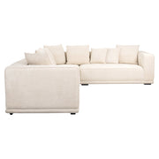 Hoekbank Lusso beige chenille (Niagara 902 beige Chenille)