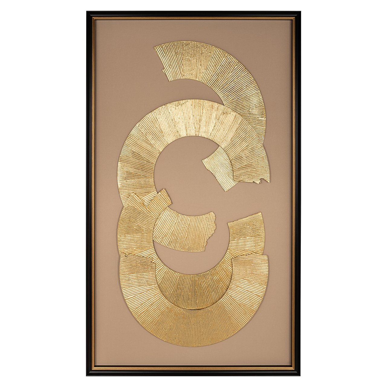 Wall art Eden (Black/gold)