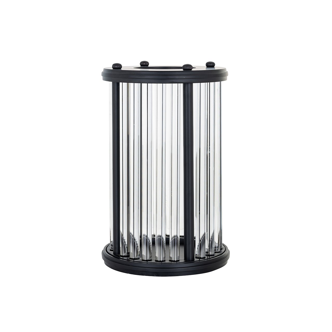 Windlicht Faey zwart groot (Black)